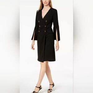 Calvin Klein Black, Double Breasted Blazer Dress